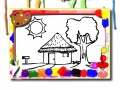 Ігра Back To School: House Coloring Book