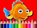 Игра Back To School: Fish Coloring Book
