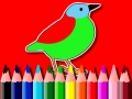 Игра Back To School: Birds Coloring Book
