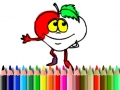 Игра Back To School: Fruits Coloring