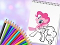Игра Cute Pony Coloring Book