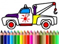 Игра Back To School: Trucks Coloring