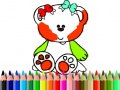 Игра Back to School: Sweet Bear Coloring