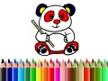 Ігра Back To School: Panda Coloring