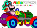 Игра Mario Driving Coloring Book