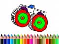 Игра Back To School: Monster Truck Coloring