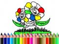 Игра Back to School: Flowers Coloring