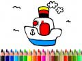 Игра Back to School: Boat Coloring