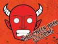 Игра Halloween Mask Coloring Book