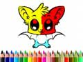 Игра Cute Bat Coloring Book