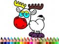 Игра Back to School: Deer Coloring Book