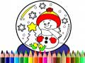 Игра Back To School: Christmas Coloring Book