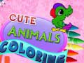 Игра Cute Animals Coloring