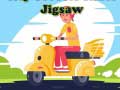 Ігра City Scooter Rides Jigsaw