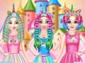 Игра Princesses Rainbow Unicorn Hair Salon