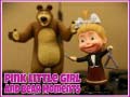 Игра Pink Little Girl and Bear Moments