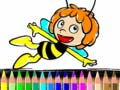 Игра Back To School Maja the Bee Coloring Book