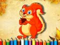 Игра Squirrel Coloring Book
