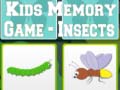 Игра Kids Memory game - Insects