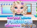 Игра Little Elsa Fashion Shoes Design