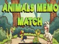Игра Animals Memo Match