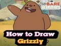 Игра We Bare Bears How to Draw Grizzly