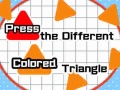Игра Press The Different Colored Triangle