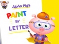 Игра Alpha Pig's Paint By Letter