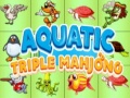 Игра Aquatic triple mahjong