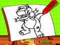Игра Easy Kids Coloring Dinosaur