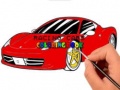 Игра Racing Cars Coloring book