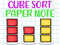 Ігра Cube Sort Paper Note