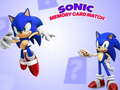 Игра Sonic Memory card Match