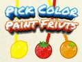 Ігра Pick Color Paint Fruits