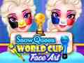 Игра Snow queen world cup face art