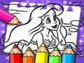 Ігра Ariel The Mermaid Coloring Book