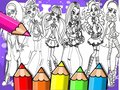 Игра Monster High Coloring Book