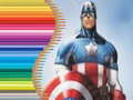 Игра Coloring Book for Captain America