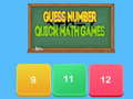 Игра Guess number Quick math games