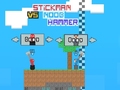 Игра Stickman vs Noob Hammer