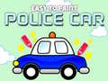 Игра Easy to Paint Police Car