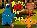 Игра Monkey Go Happy Stage 742