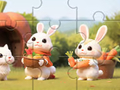 Игра Jigsaw Puzzle: Rabbits With Carrots