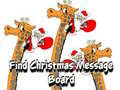 Ігра Find Christmas Message Board