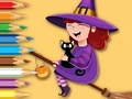 Игра Coloring Book: Trainee Witch