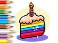 Игра Coloring Book: Birthday Cake