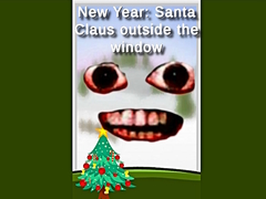 Игра New Year: Santa Claus outside the window