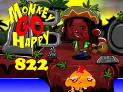 Игра Monkey Go Happy Stage 822