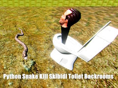 Игра Python Snake Kill Skibidi Toilet Backrooms