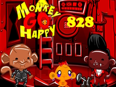 Игра Monkey Go Happy Stage 828
